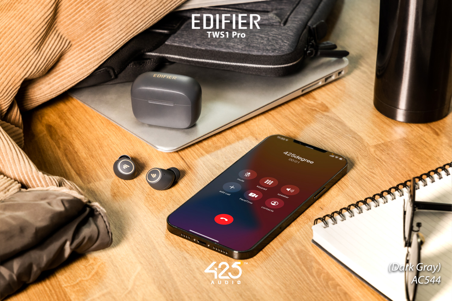 edifier tws1 pro,edifier,ivory,dark grey,bluetooth5.2,aptx,adaptive,หูฟัง,หูฟังไร้สาย,ip65,เสียงดี,ราคาถูก